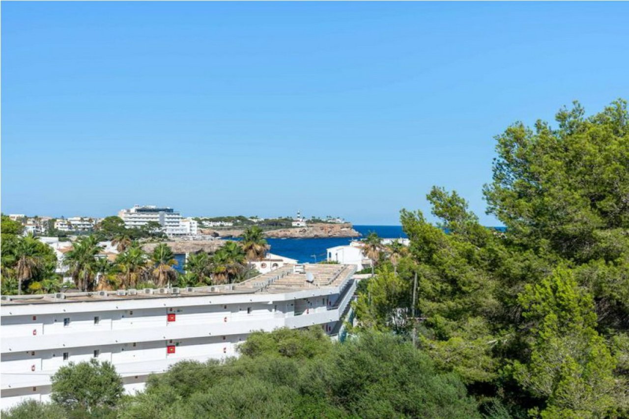 Winter: Helles Apartment mit Terrassen, Pool in Küstennähe von Porto Colom - AP 18 WT