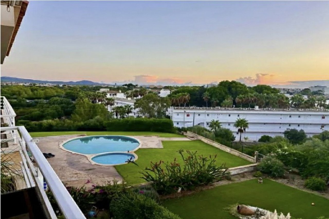 Winter: Helles Apartment mit Terrassen, Pool in Küstennähe von Porto Colom - AP 18 WT