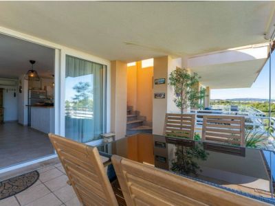 Winter: Helles Apartment mit Terrassen, Pool in Küstennähe von Porto Colom - AP 18 WT