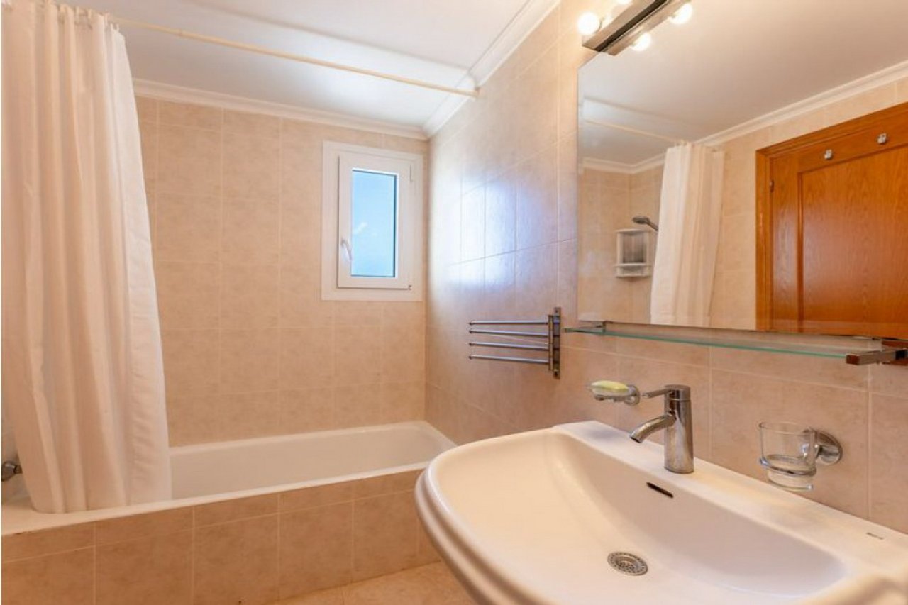 Winter: Helles Apartment mit Terrassen, Pool in Küstennähe von Porto Colom - AP 18 WT
