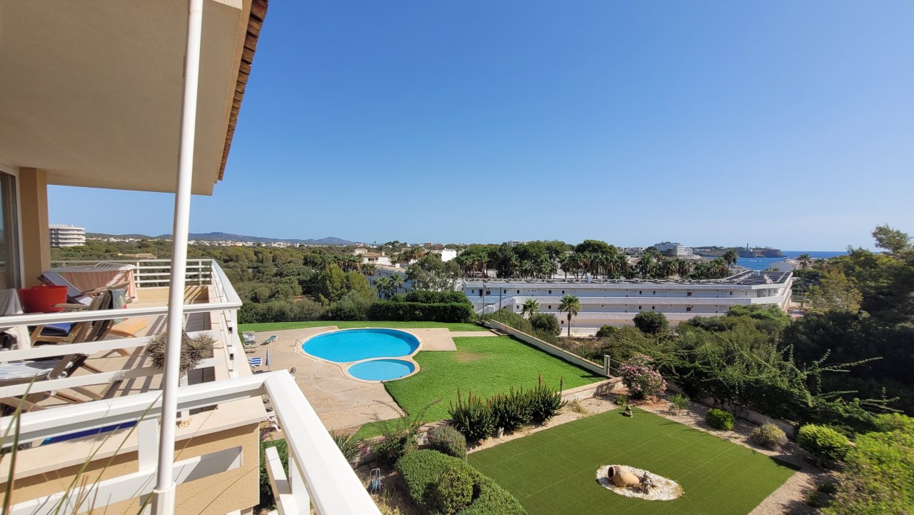 Invierno: Apartamento luminoso con terrazas, piscina cerca de la costa de Porto Colom - AP 18 WT