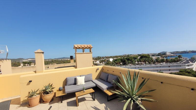 Invierno: Apartamento luminoso con terrazas, piscina cerca de la costa de Porto Colom - AP 18 WT