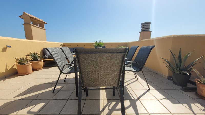 Invierno: Apartamento luminoso con terrazas, piscina cerca de la costa de Porto Colom - AP 18 WT