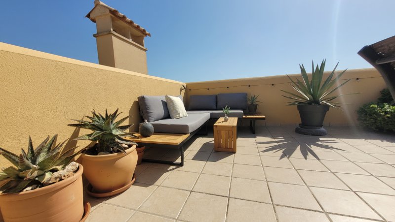 Invierno: Apartamento luminoso con terrazas, piscina cerca de la costa de Porto Colom - AP 18 WT