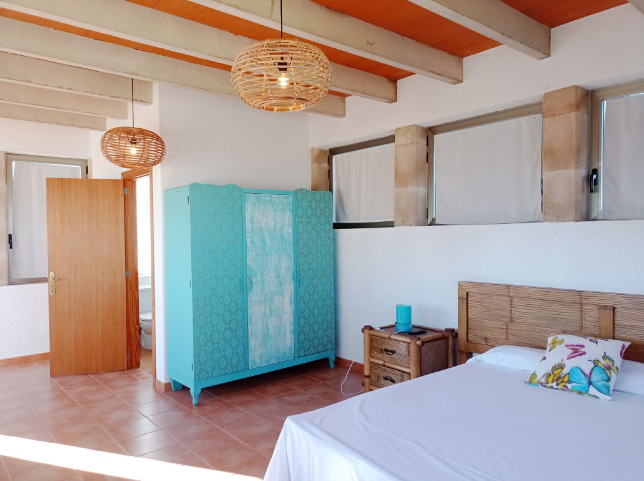 WINTER: Moderne Finca mit Heizung bei Ses Covetes - Es Trenc --- F 38 WT