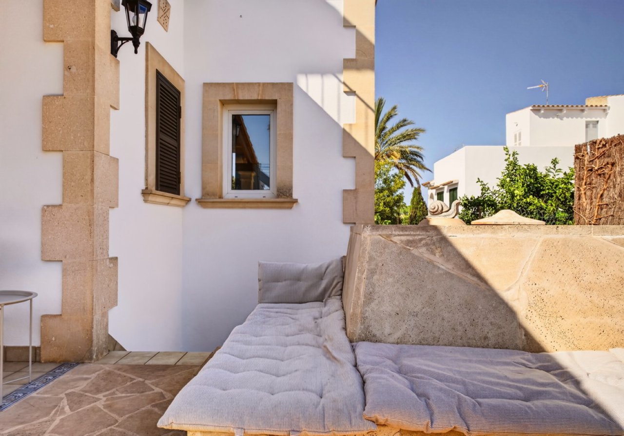 Winter: Modernes 2 Etagenchalet mit AC, Pool und Garage in Porto Colom -- CH 02 WT