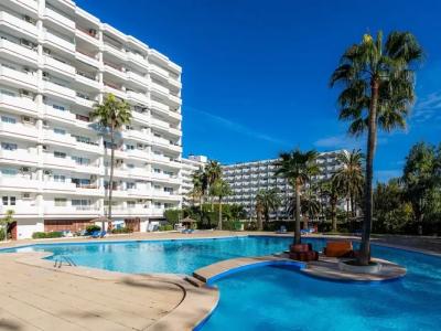 Winter: Modernes Apartment mit Gem Pool und Tennisplatz am Hafen von Alcudia -- AP 23 WT