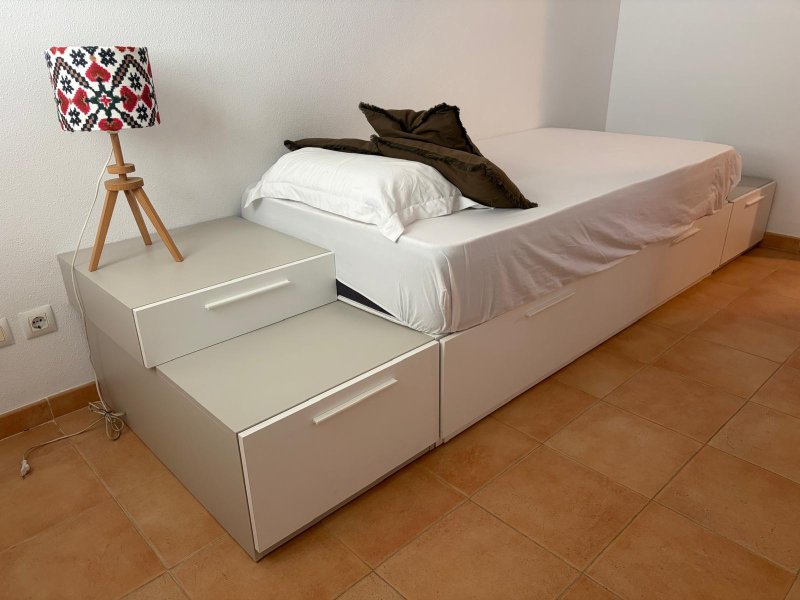 Winter: Nice apartment with AC, fireplace and terraces near the harbour of Colonia St Jordi -- AP 107 WT