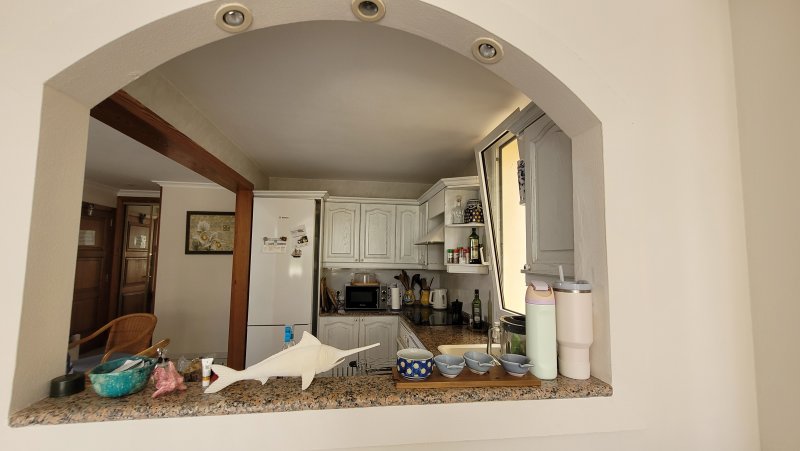 Winter: Parterrewohnung mit Kamin, Terrasse  in der Nähe des Marquesstrandes in Colonia --AP 32 WT