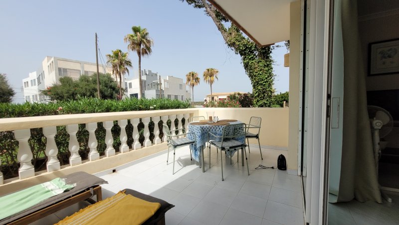 Winter: Parterrewohnung mit Kamin, Terrasse  in der Nähe des Marquesstrandes in Colonia --AP 32 WT