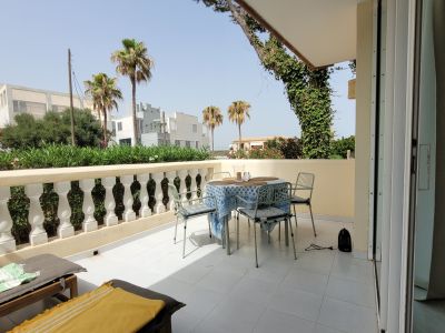 Winter: Parterrewohnung mit Kamin, Terrasse  in der Nähe des Marquesstrandes in Colonia --AP 32 WT