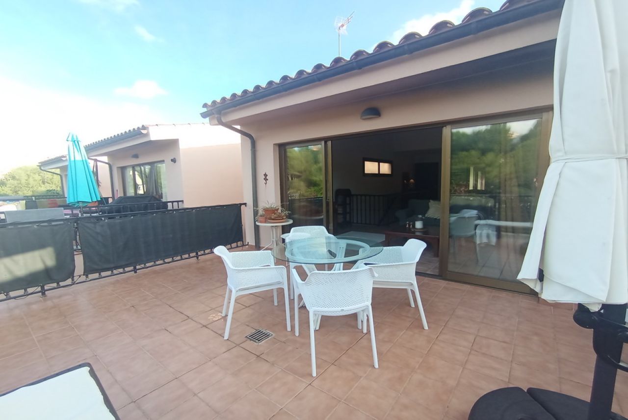 WINTER: Reihenhaus mit Gemeinschaftspool, Pellet und AC in Cala Mandia -- CH 26 WT