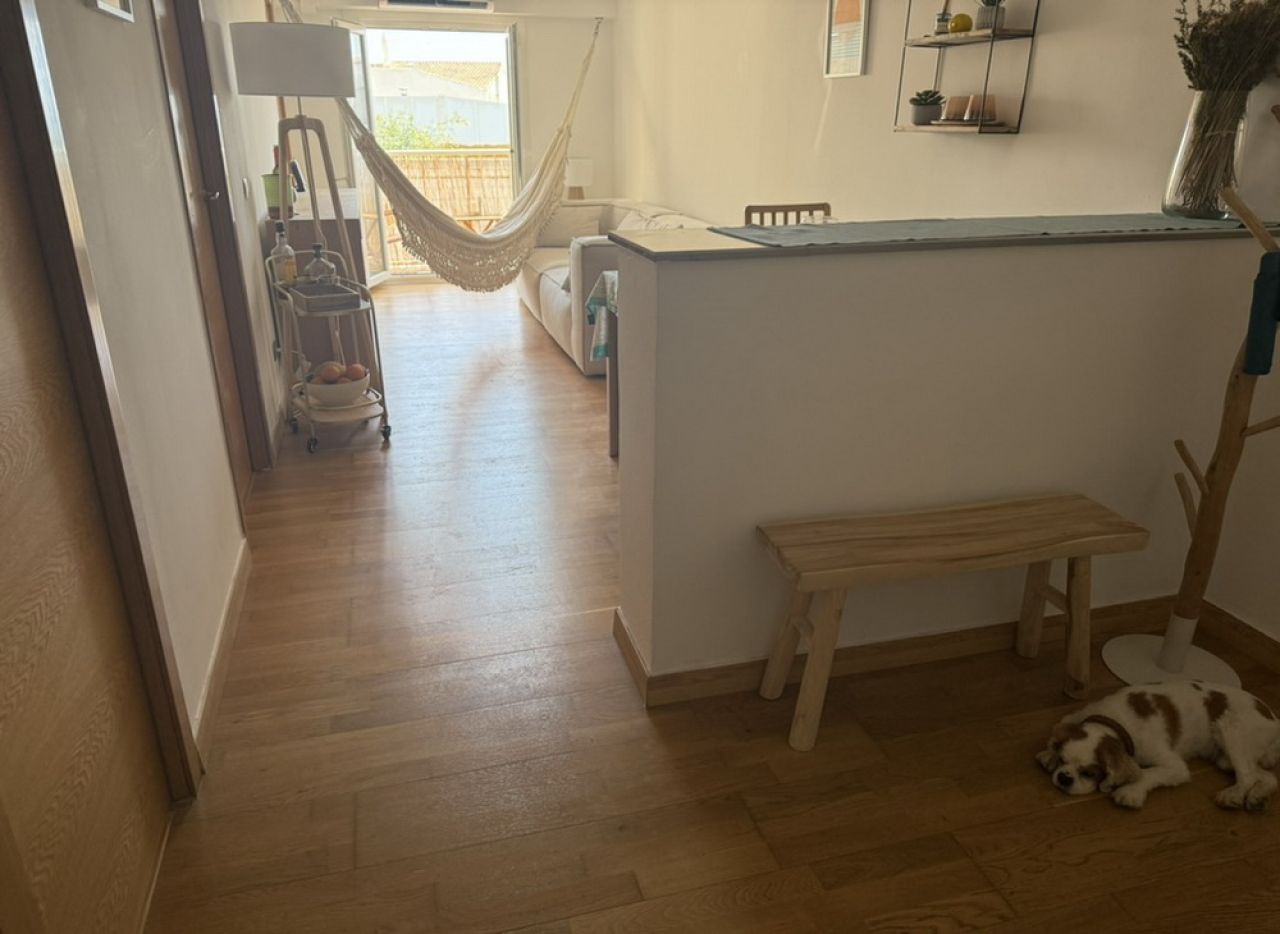 Invierno: Apartamento reformado con suelo radiante + balcón en Portixol-Palma -- AP 33 WT