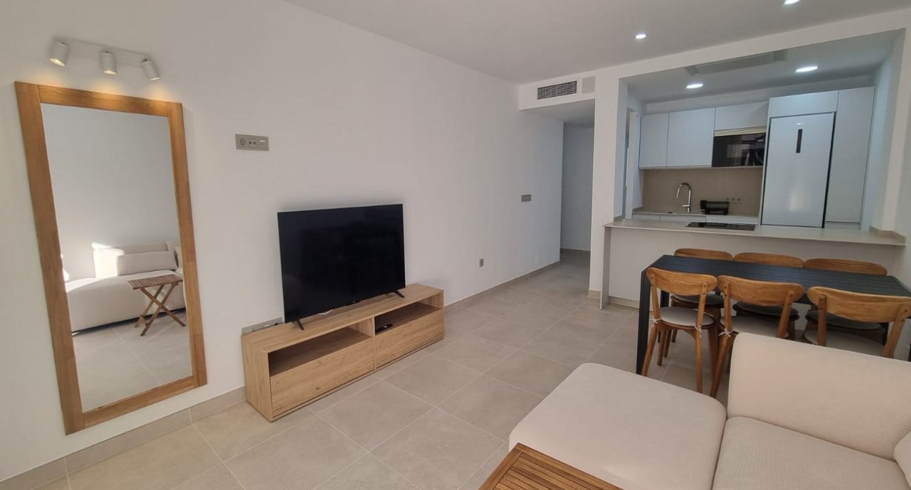 Invierno / Alquiler de temporada: Apartamento moderno con aerotermia cerca del puerto de Colonia St Jordi -- AP 35