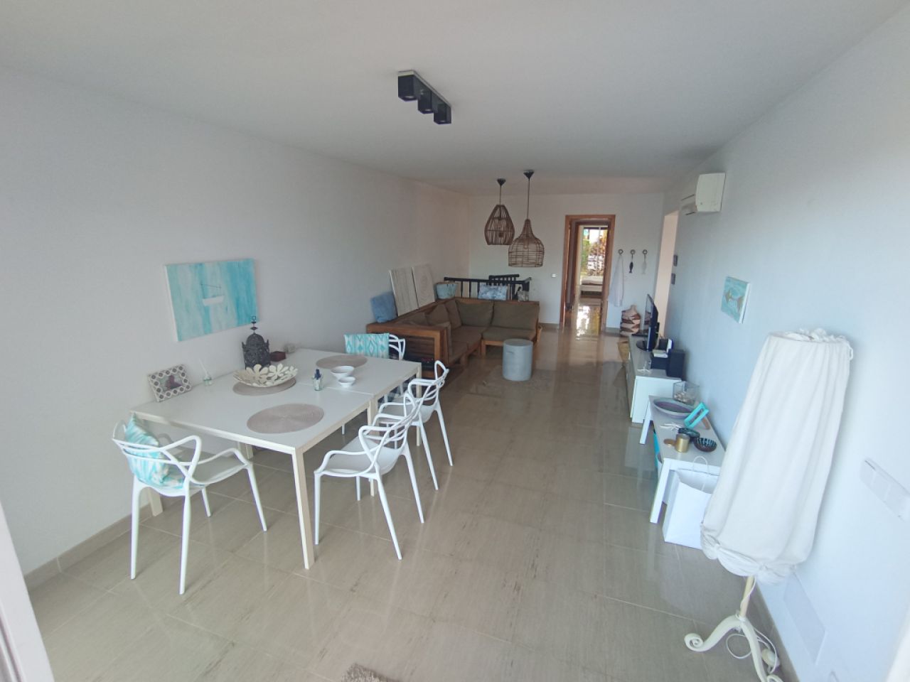 INVIERNO: Elegante apartamento con piscina y vistas al mar en Sa Punta- Porto Colom - AP 21 WT