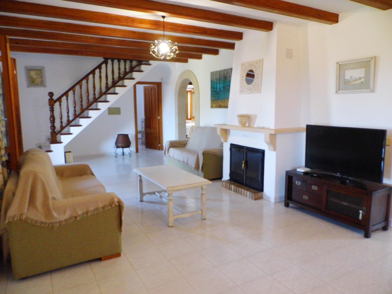 WInter: Beautiful finca with heating and sea views at S Horta --- F 12 WT