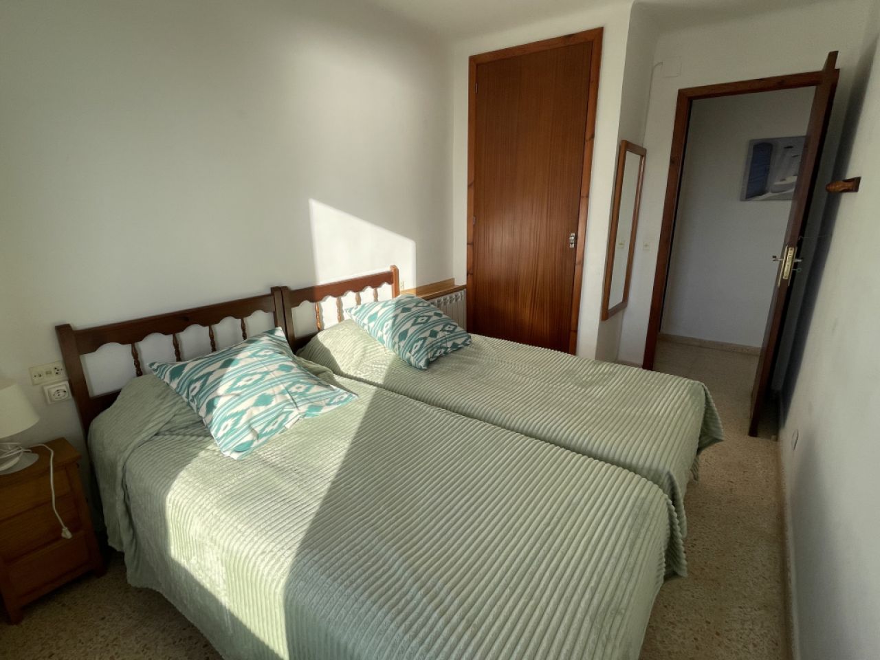 Winter: Sonniges Apartment mit Terrasse in 1. Linie von Sa Rapita -- AP 06 WT