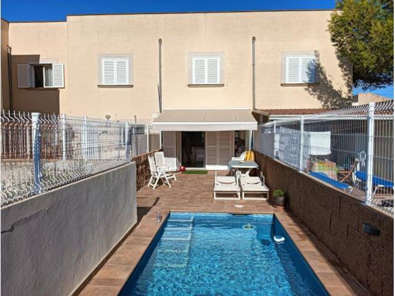 Winter and Season: Well-kept terraced house with pool and AC in Son Bielo - RH 09 T