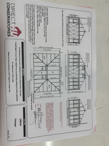 Wintergarten (bitte beachten Sie, dass dies kein Gewächshaus ist)