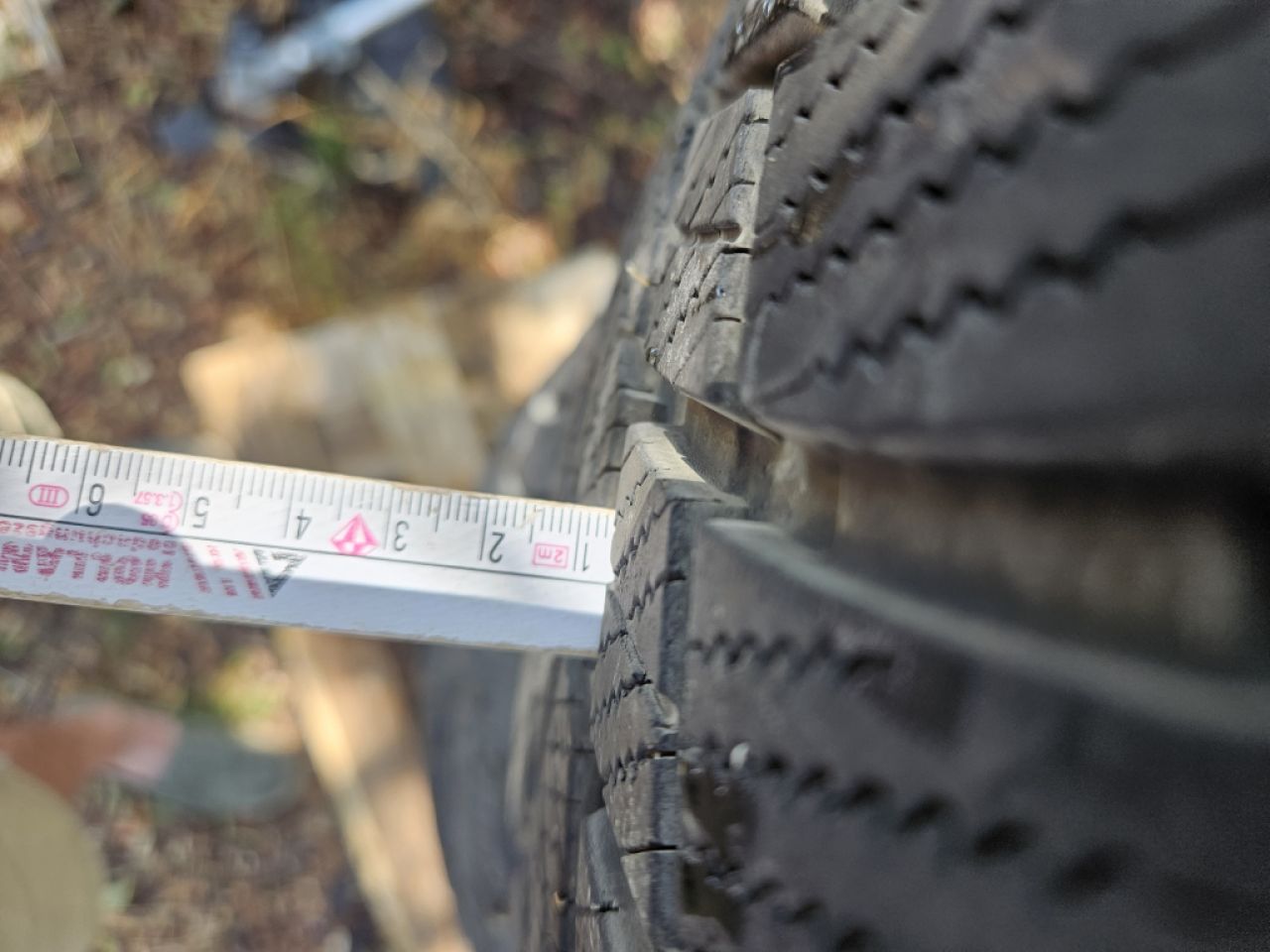 Winter tyres as good as new