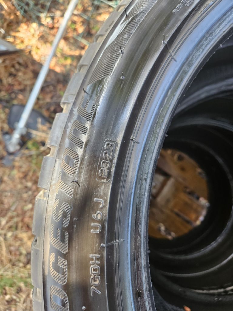 Winter tyres as good as new
