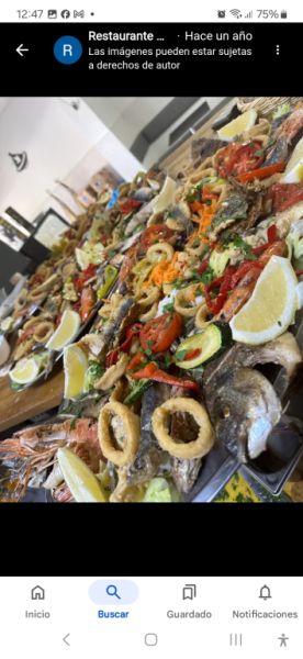 We offer food service