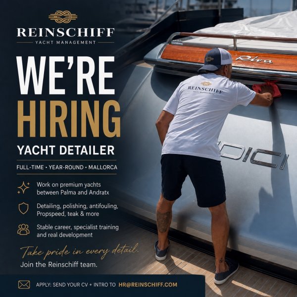 Wir stellen ein — Yacht Detailer | Mallorca