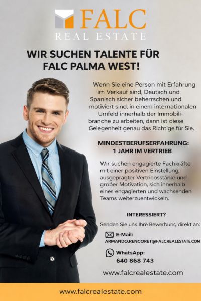 We Are Looking for Talents for FALC PALMA WEST!