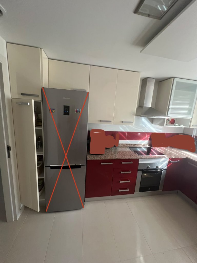 Regalamos una cocina empotrada en forma de L