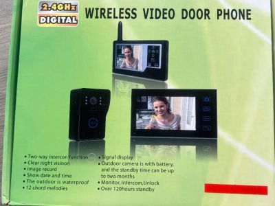 wireless door video Klingel 2,4 ghz