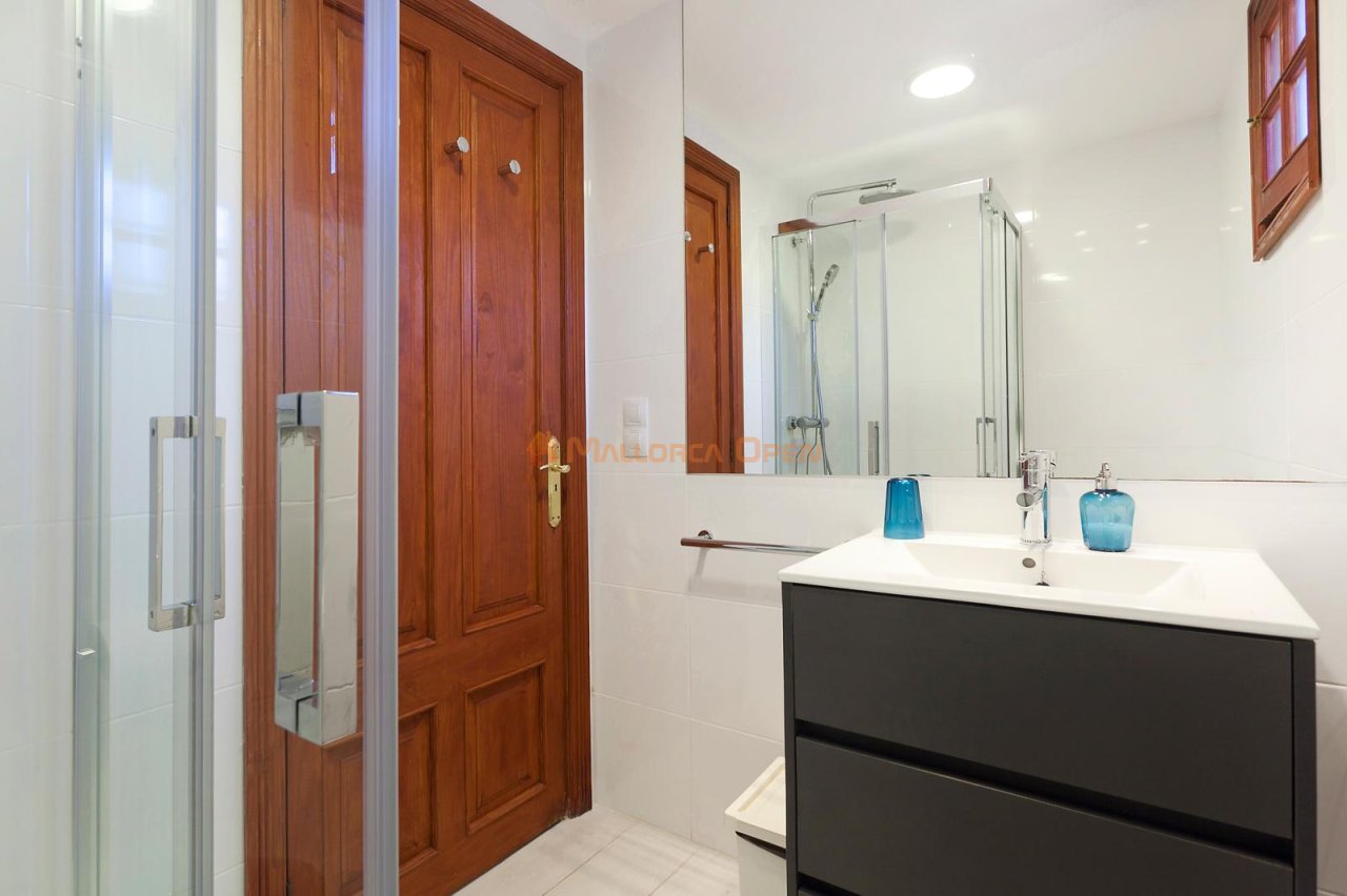 Seafront apartment in Cala Mandia
