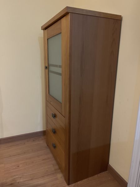 Wohnzimmer Möbel Set Massiv Holz TV-Board