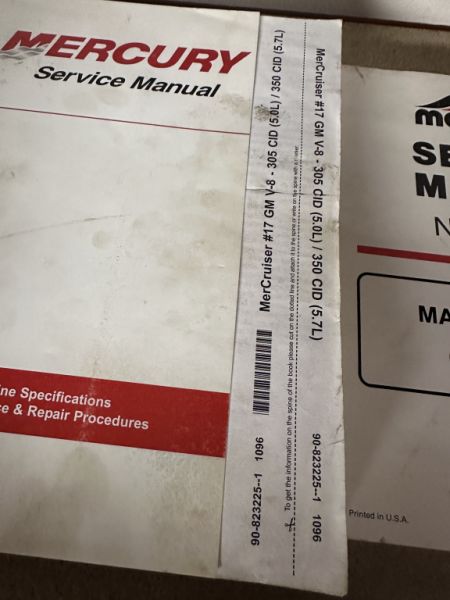 Workshop Manual Mercruiser/Volvo Penta