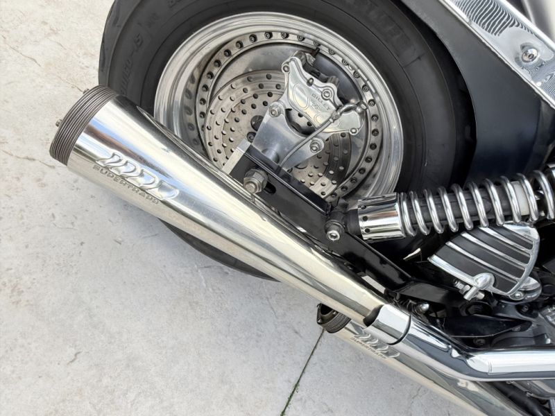 Wunderschöne Harley Dyna Custom | 1450cc Twin Cam | 230er Heckumbau | Matt Black