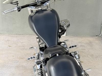 Wunderschöne Harley Dyna Custom | 1450cc Twin Cam | 230er Heckumbau | Matt Black