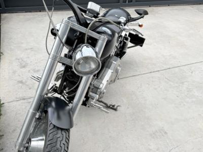 Wunderschöne Harley Dyna Custom | 1450cc Twin Cam | 230er Heckumbau | Matt Black
