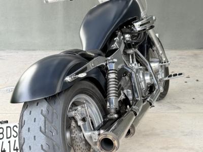 Wunderschöne Harley Dyna Custom | 1450cc Twin Cam | 230er Heckumbau | Matt Black