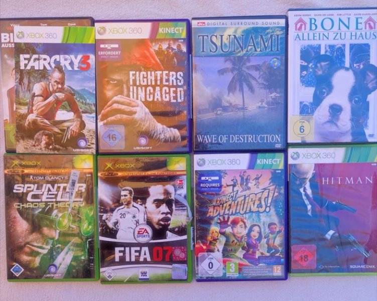 X-Box 360 und 16 Spiele