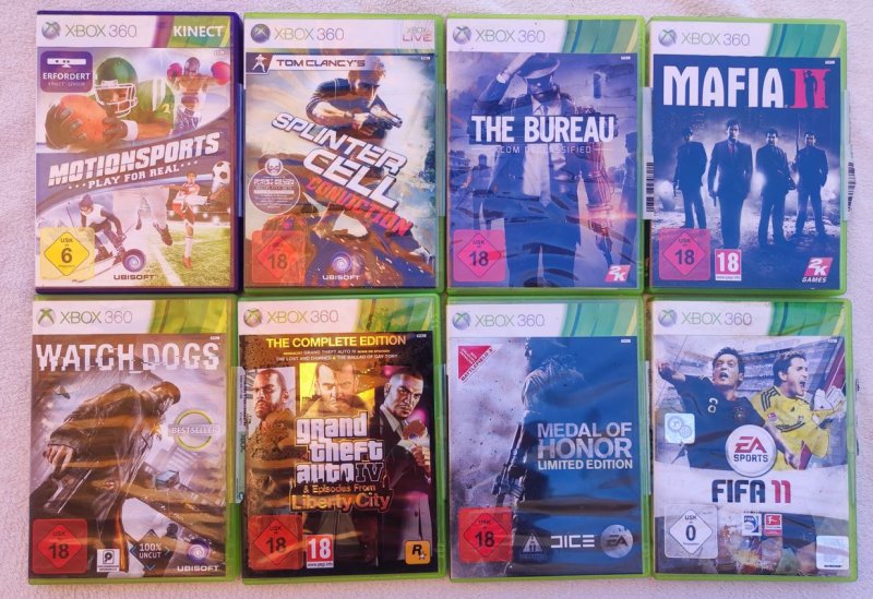 X-Box 360 und 16 Spiele