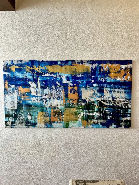 XXL Gemälde von MARCEL WEHL  150 x 80 cm Acryl auf Leinwand Bild