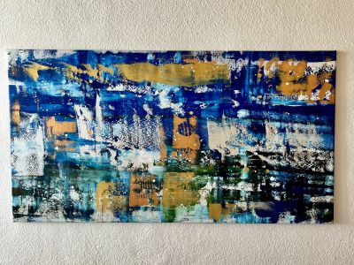 XXL Gemälde von MARCEL WEHL  150 x 80 cm Acryl auf Leinwand Bild