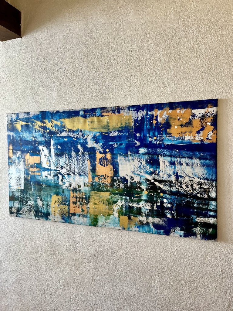 XXL Gemälde von MARCEL WEHL  150 x 80 cm Acryl auf Leinwand Bild
