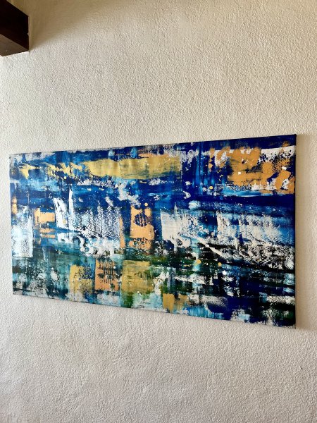 XXL Gemälde von MARCEL WEHL  150 x 80 cm Acryl auf Leinwand Bild