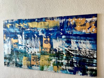XXL Gemälde von MARCEL WEHL  150 x 80 cm Acryl auf Leinwand Bild