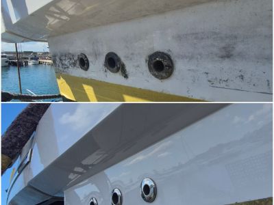 Yachtpolitur und -pflege