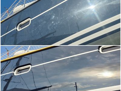 Yachtpolitur und -pflege