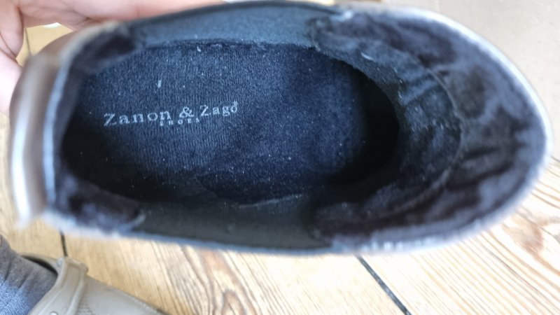 Zanon & Zago Schlüpf Stiefeletten dunkelbraun Gr. 40