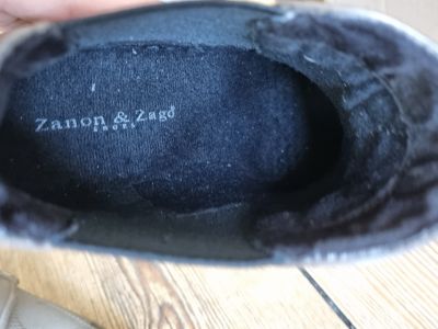 Zanon & Zago Schlüpf Stiefeletten dunkelbraun Gr. 40