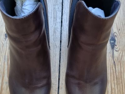 Zanon & Zago Schlüpf Stiefeletten dunkelbraun Gr. 40