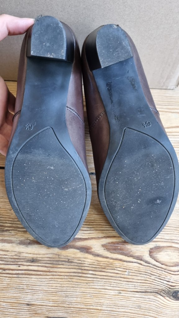 Zanon & Zago Schlüpf Stiefeletten dunkelbraun Gr. 40